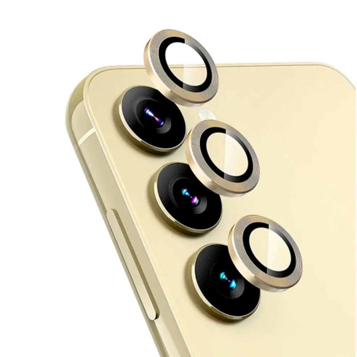 GENERICO - Mica de Camara Individual Para Samsung A15 - Dorado