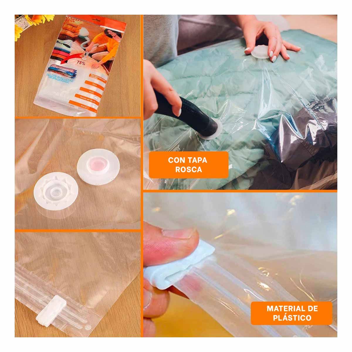 GENERICO - Pack4 Funda Hermetica de Almacenar Y+Banderitas Adhesivas