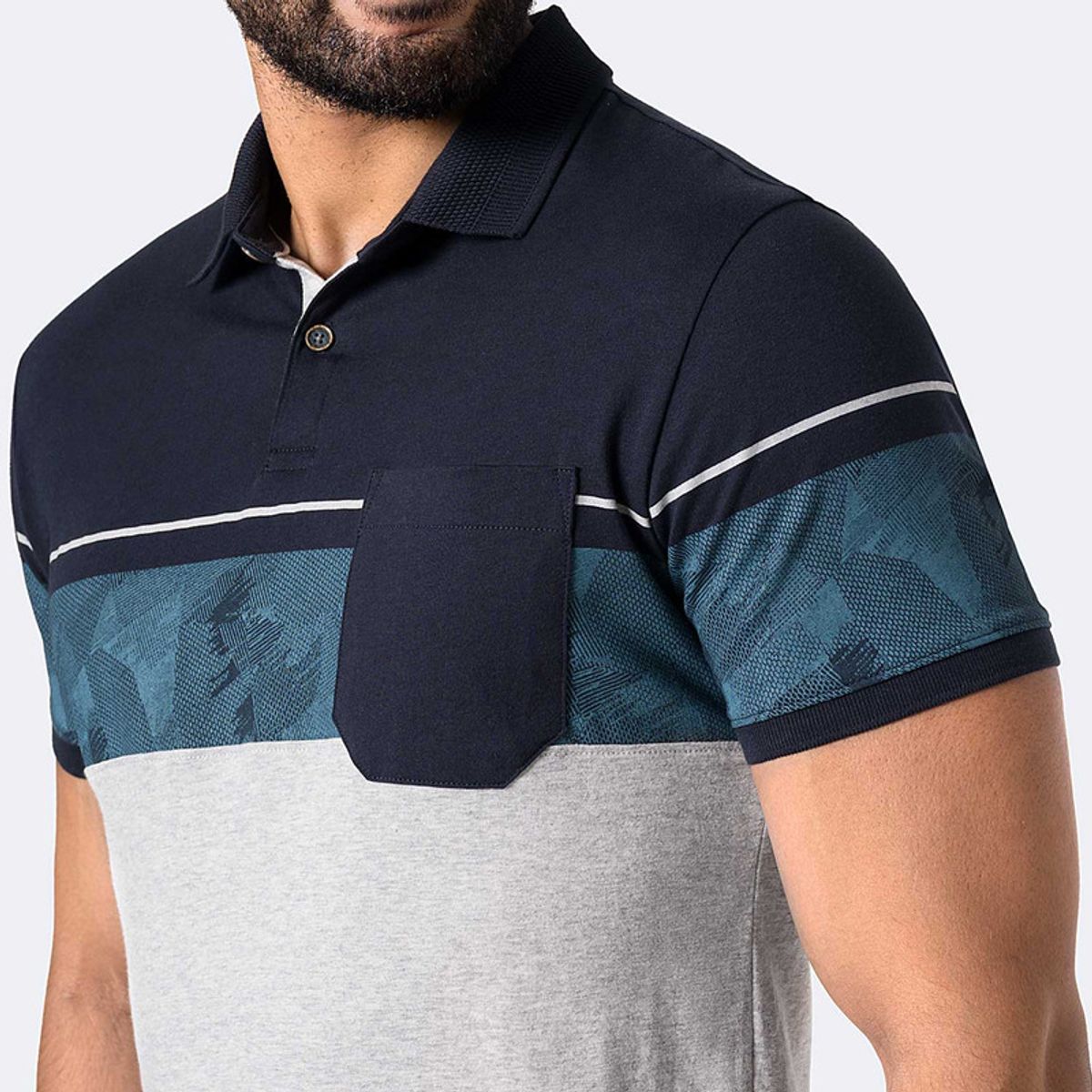 PIONIER - Polo Box Moda Jersey Unhau Hombre