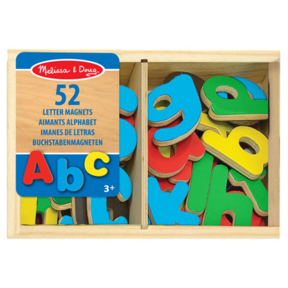 MELISSA & DOUG - Imanes madera de letras