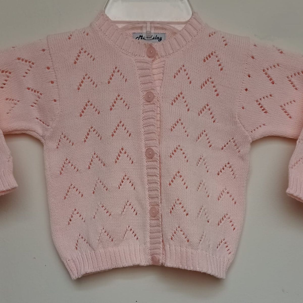 GENERICO - CHOMPA NIÑA CALADA ROSADA MANDALAY KNITS