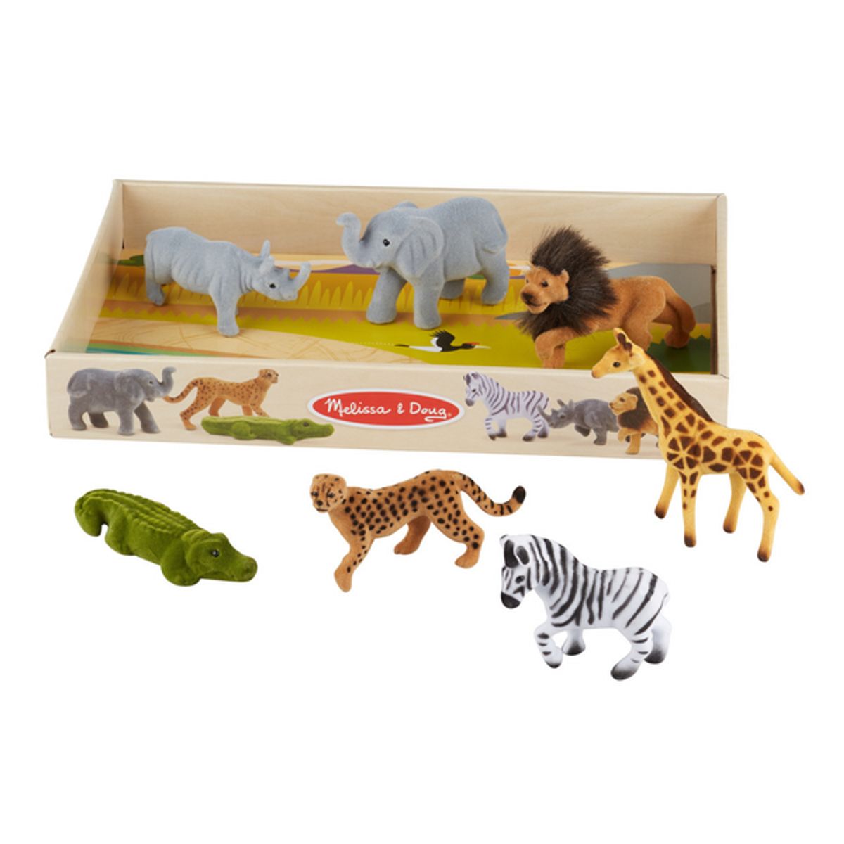 MELISSA & DOUG - Set colección 07 animales salvajes de la jungla
