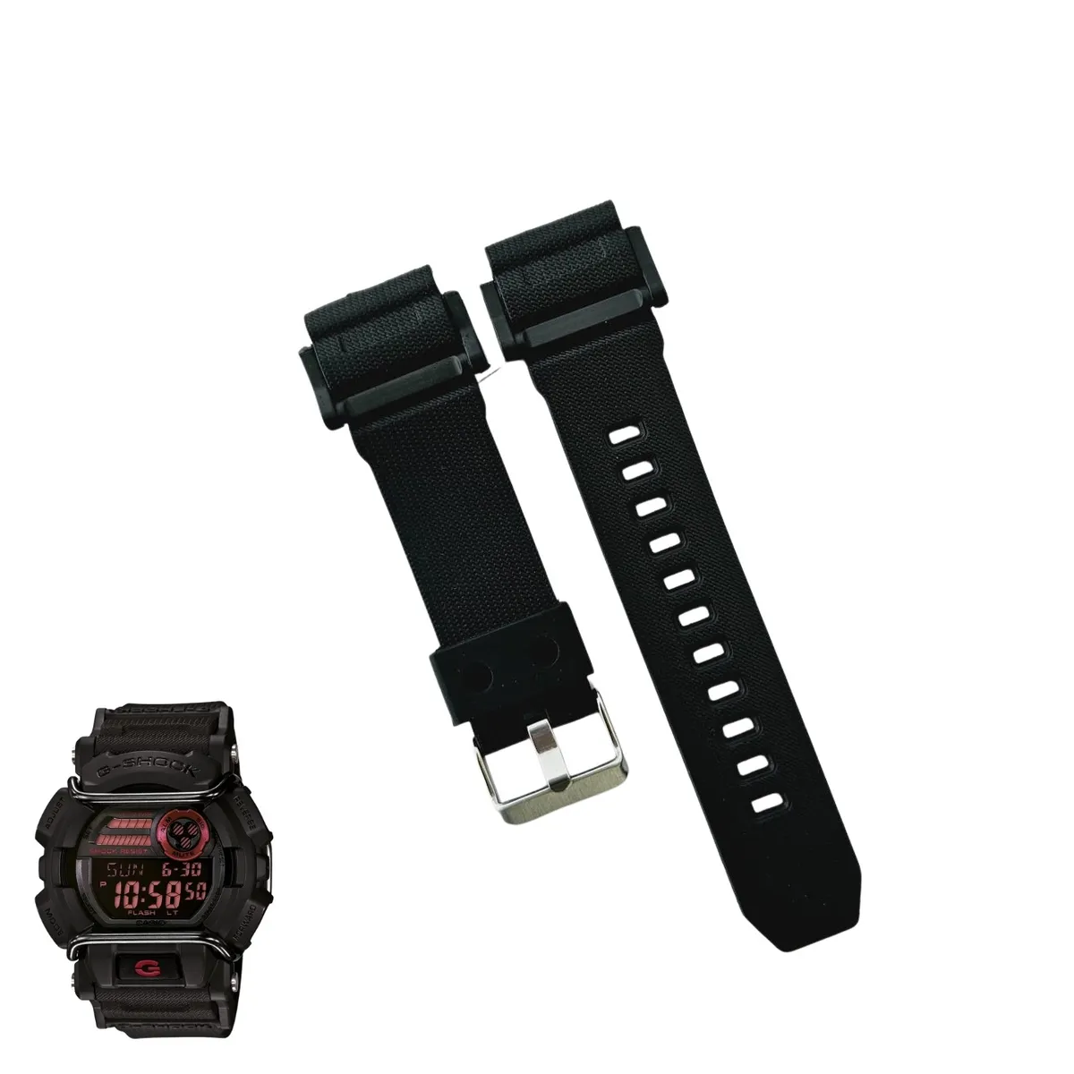GENERICO - Correa Repuesto para CASIO G SHOCK GD-400 - Negro