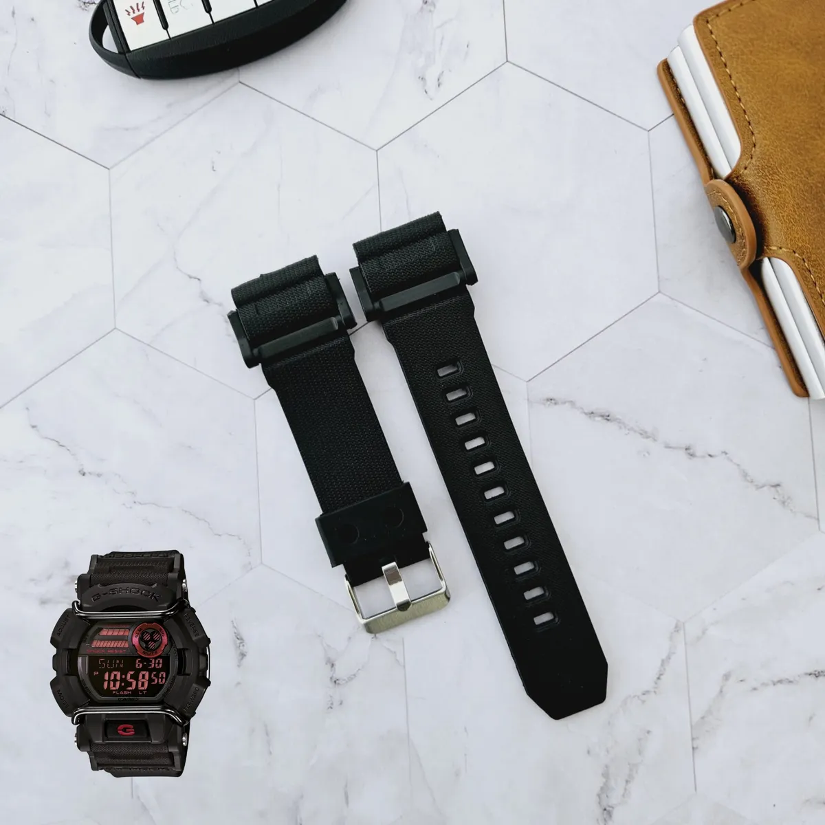 GENERICO - Correa Repuesto para CASIO G SHOCK GD-400 - Negro