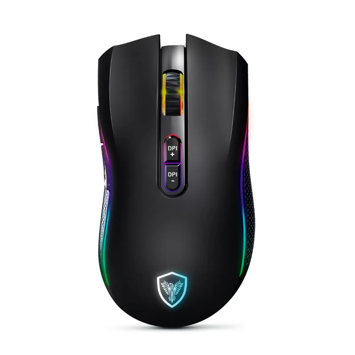 MICRONICS - Mouse Gamer Micronics Inalámbrico GM801-3M BT WIFI RECARGABLE DPI 4800