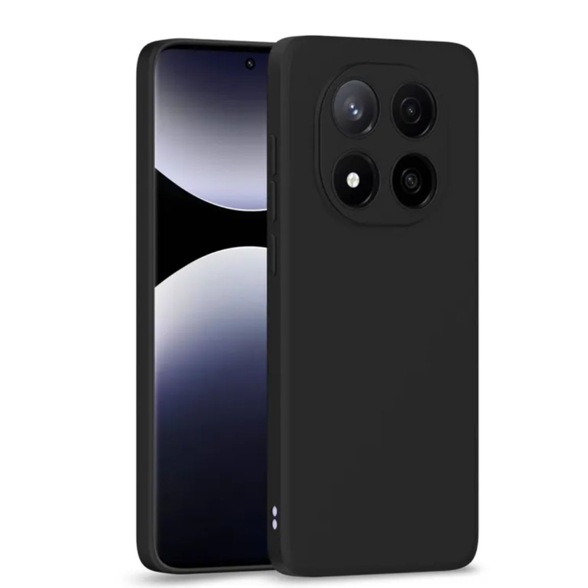 CASE - CASE SILICONA PARA XIAOMI NOTE 14 PRO 4G - NEGRO