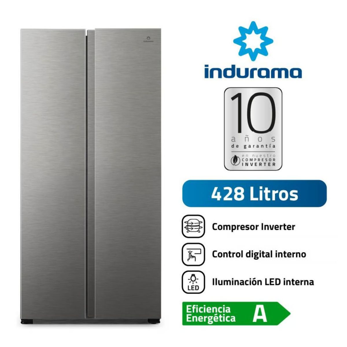 INDURAMA - Refrigeradora Indurama RI-769CR 428 Lt