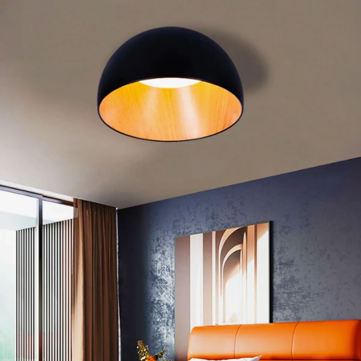 GENERICO - Lámpara de Techo 24W Led 3 en 1 Black