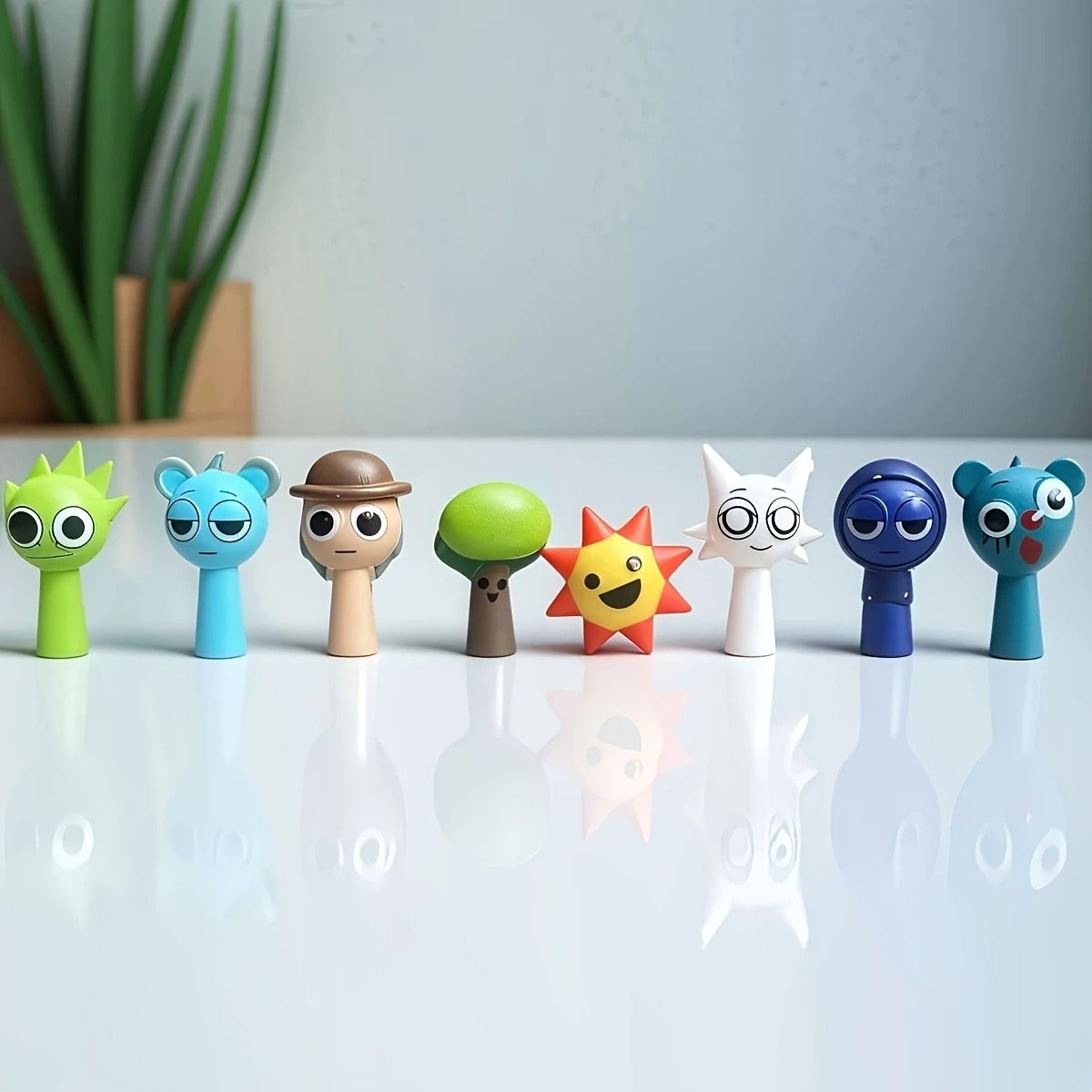 GENERICO - Pack 6 figuras de Sprunki en blister individuales