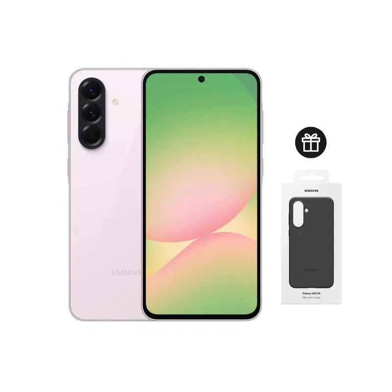 SAMSUNG - Celular Samsung Galaxy A56 256GB Light Pink + Case Silicone Black