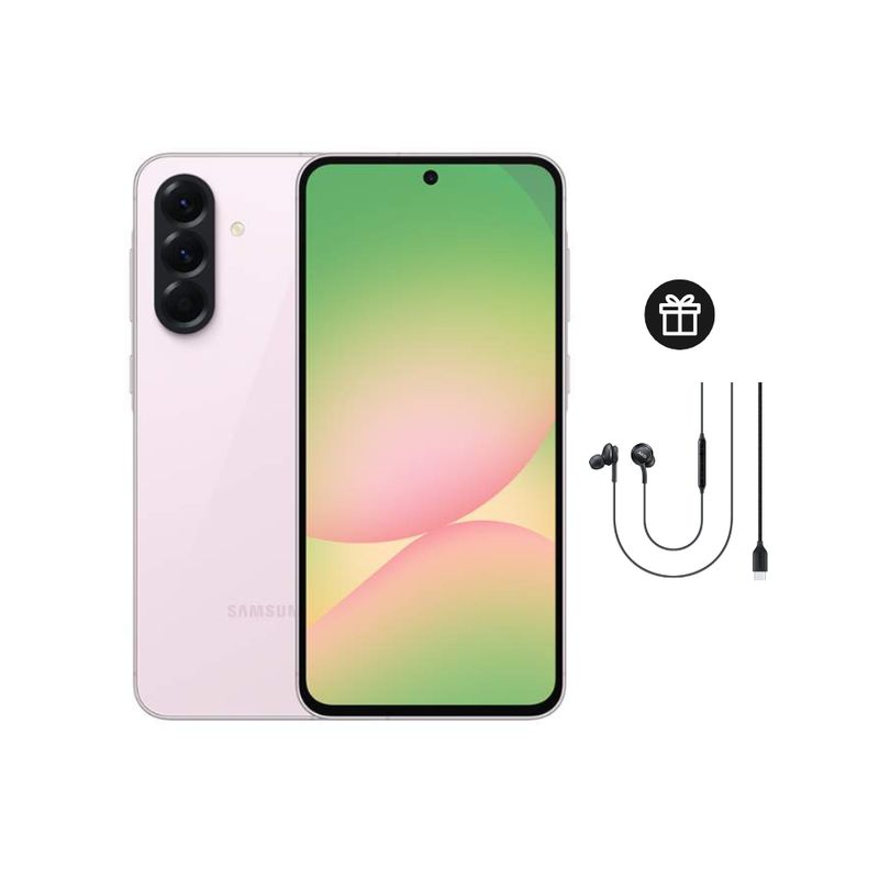 SAMSUNG - Celular Samsung Galaxy A56 256GB Light Pink + Audífonos Tipo C