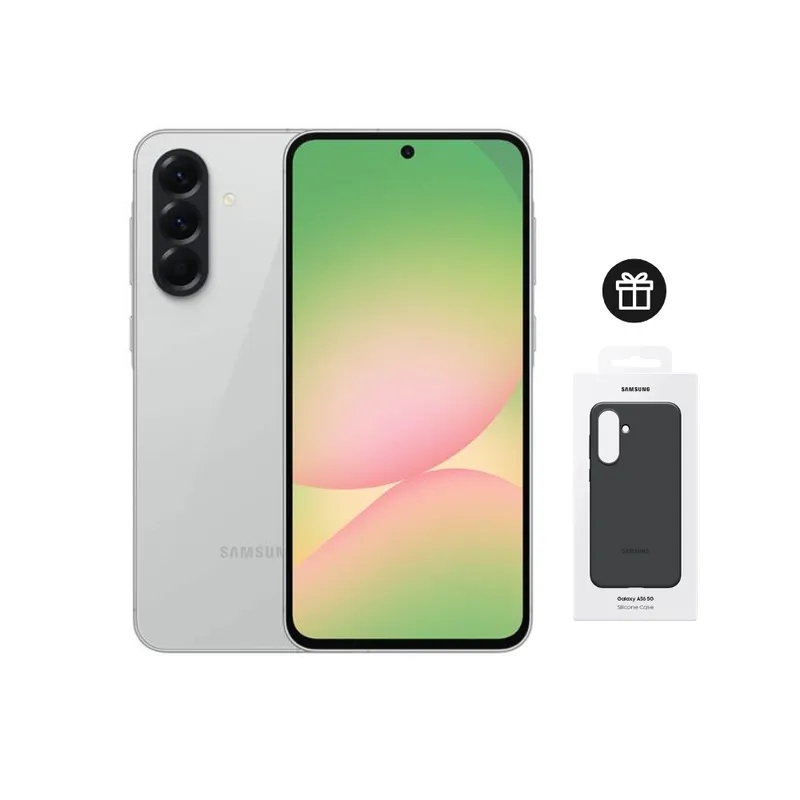 SAMSUNG - Celular Samsung Galaxy A56 256GB Gray + Case Silicone Cover