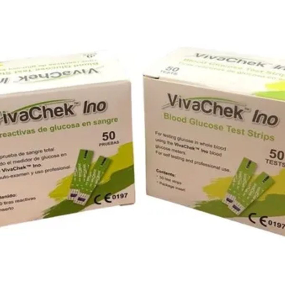 GENERICO - TIRAS REACTIVAS VIVACHEK INO X 100 UNIDADES