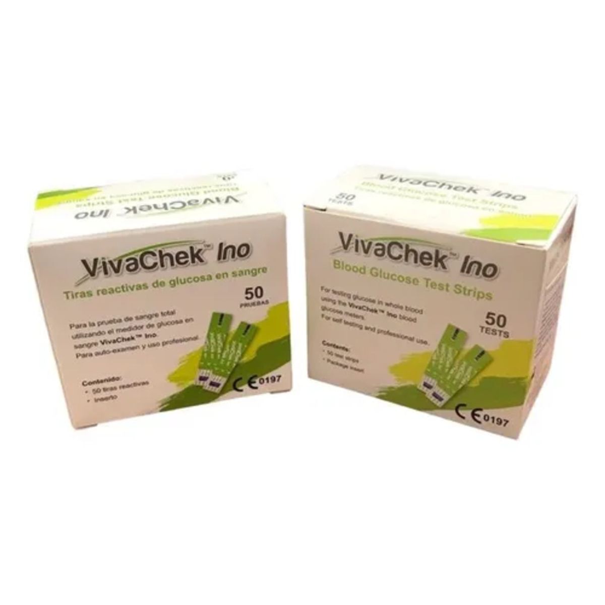GENERICO - TIRAS REACTIVAS VIVACHEK INO X 100 UNIDADES