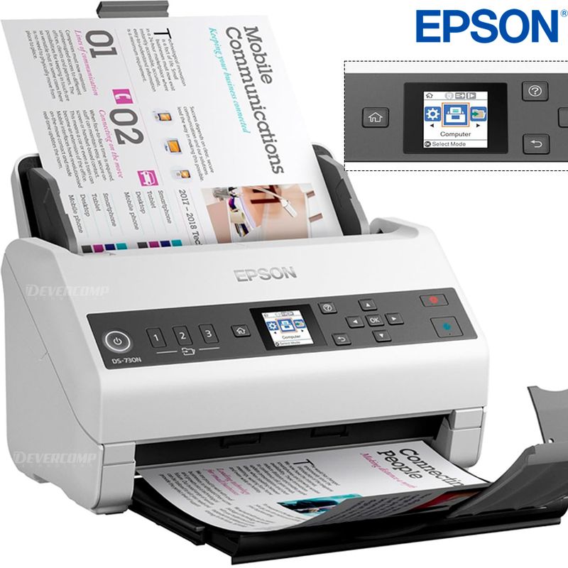 EPSON - Escáner Epson DS-730N USB 2.0 Ethernet