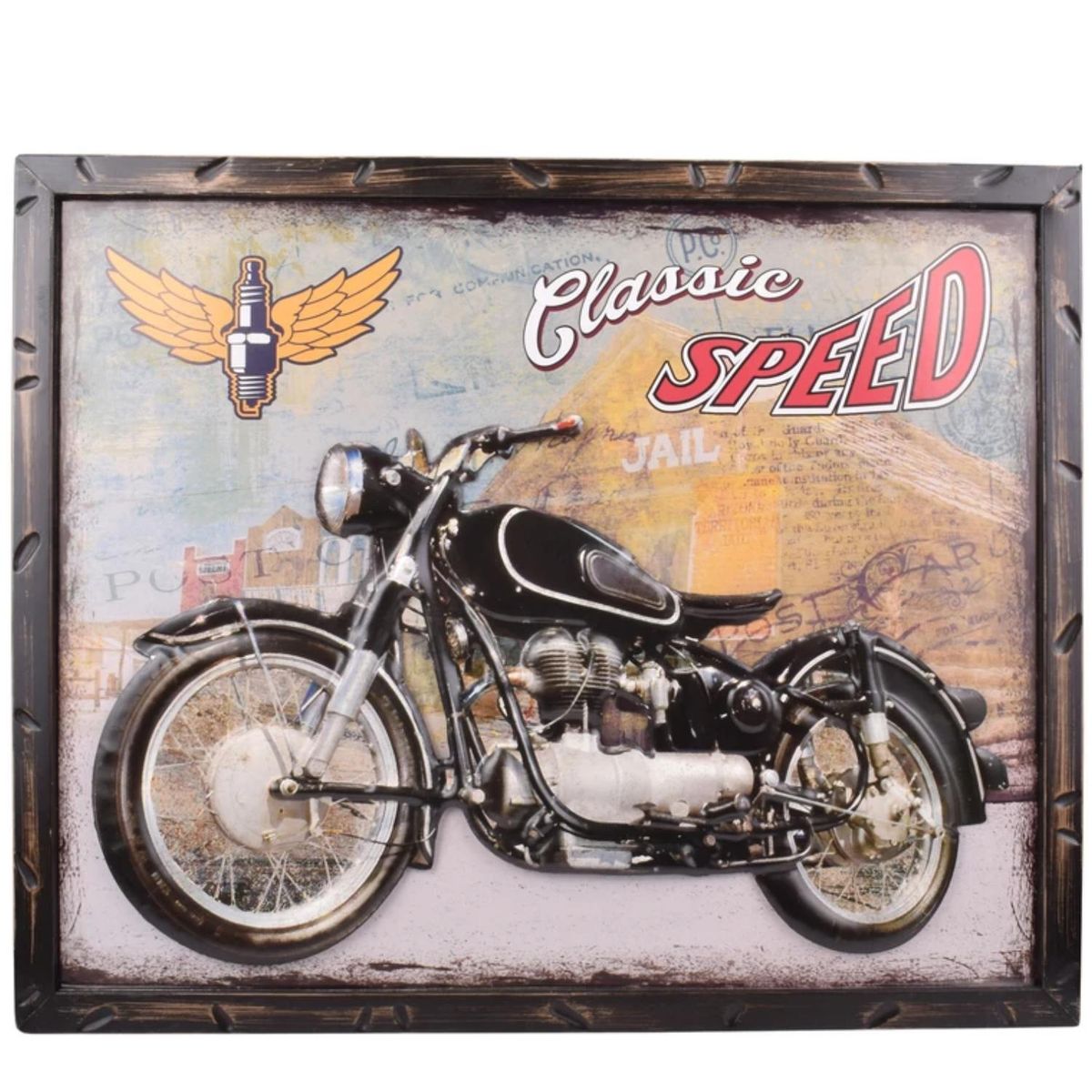 GENERICO - Cuadro metálico de colección De Alto Relieve