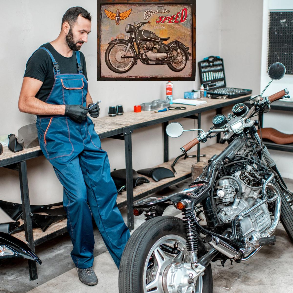 GENERICO - Cuadro metálico de colección De Alto Relieve