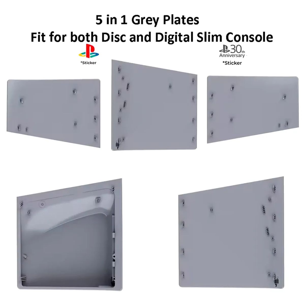 GENERICO - Carcasa Case Faceplate Para Ps5 Slim Mod 30th Aniversario