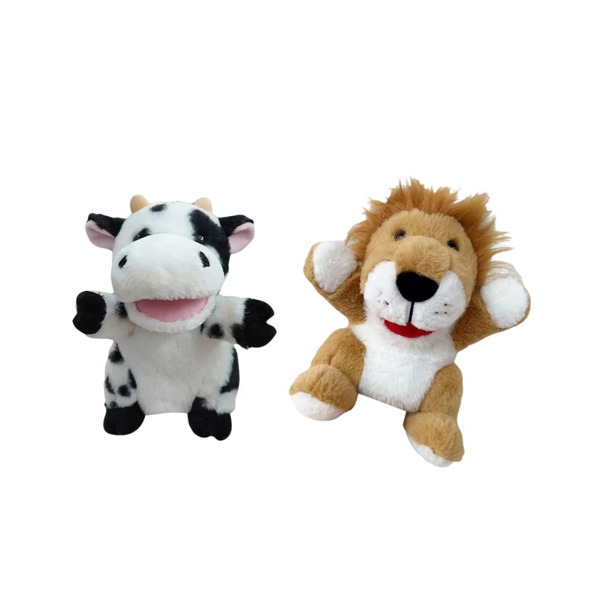 GENERICO - Pack de 2 Títeres de Peluche Animal del Bosque para Niños