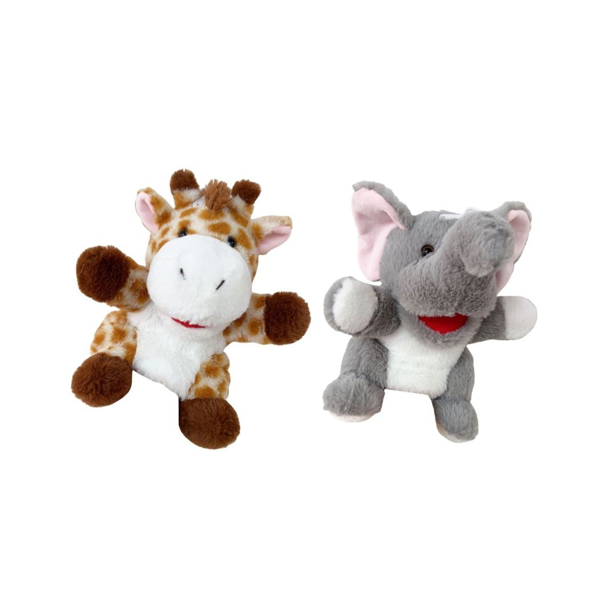 GENERICO - Pack de 2 Títeres de Peluche Animal del Bosque para Niños