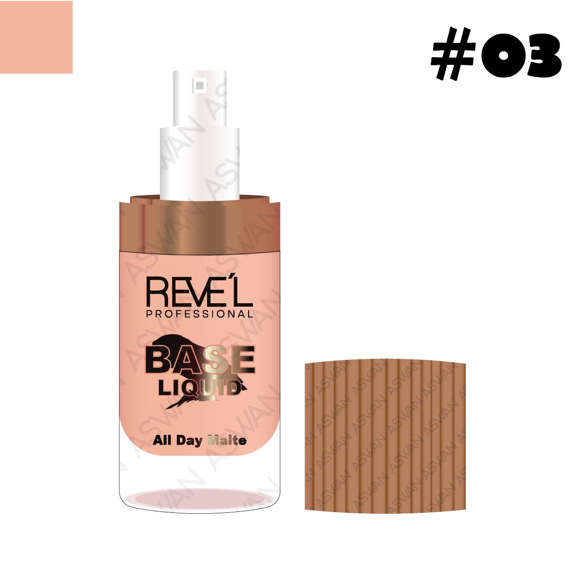 REVE'L PROFESSIONAL - Base Liquid All Matte 03 - REVE´L