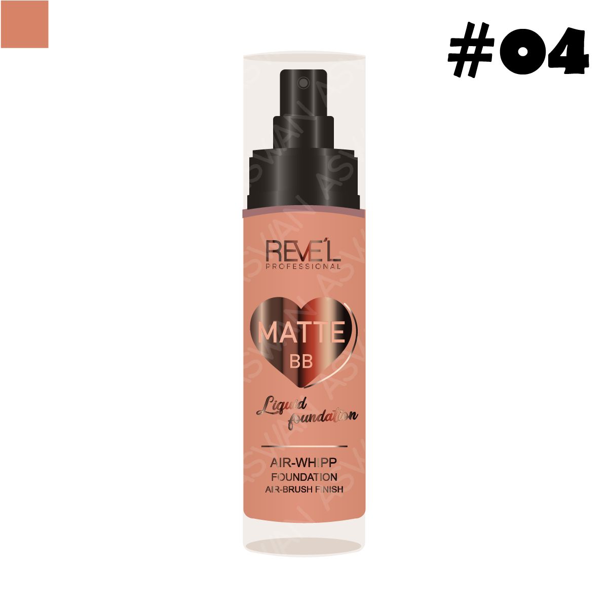 REVE'L PROFESSIONAL - Fundation Matte BB Liquid 04 - REVE´L