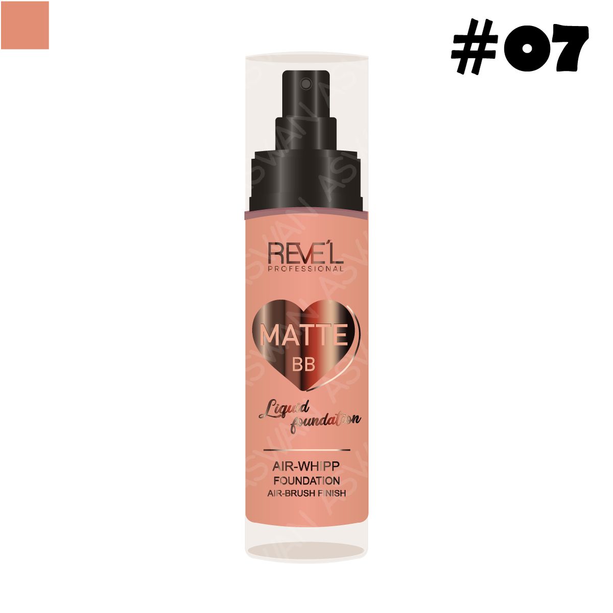 REVE'L PROFESSIONAL - Fundation Matte BB Liquid 07 - REVE´L