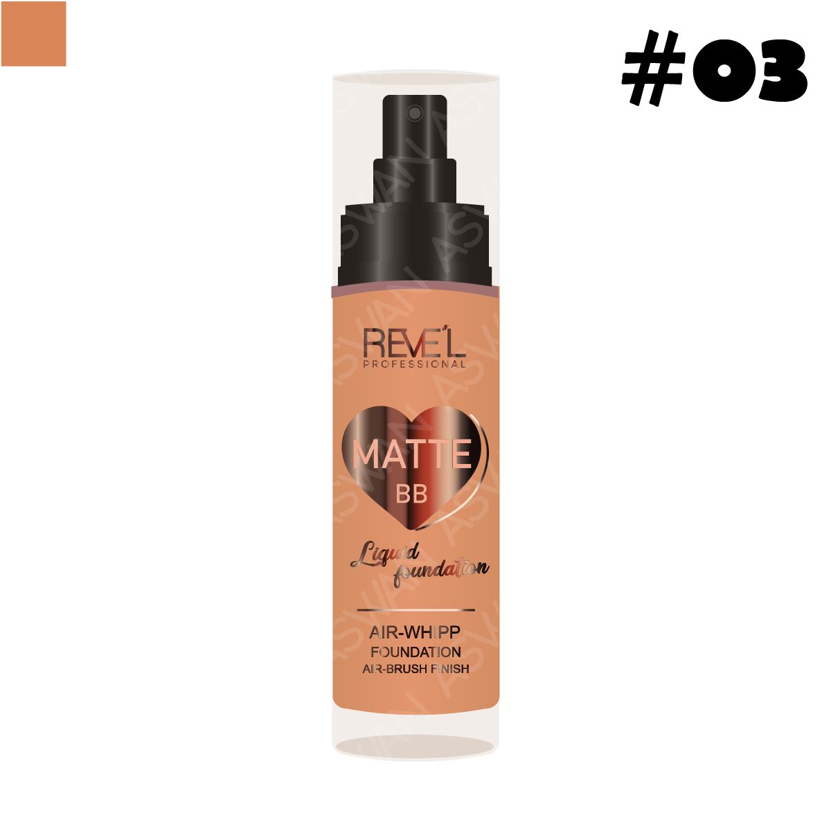 REVE'L PROFESSIONAL - Fundation Matte BB Liquid 03 - REVE´L