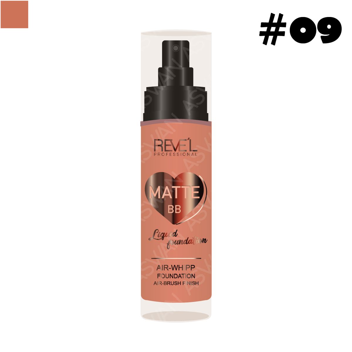 REVE'L PROFESSIONAL - Fundation Matte BB Liquid 09 - REVE´L