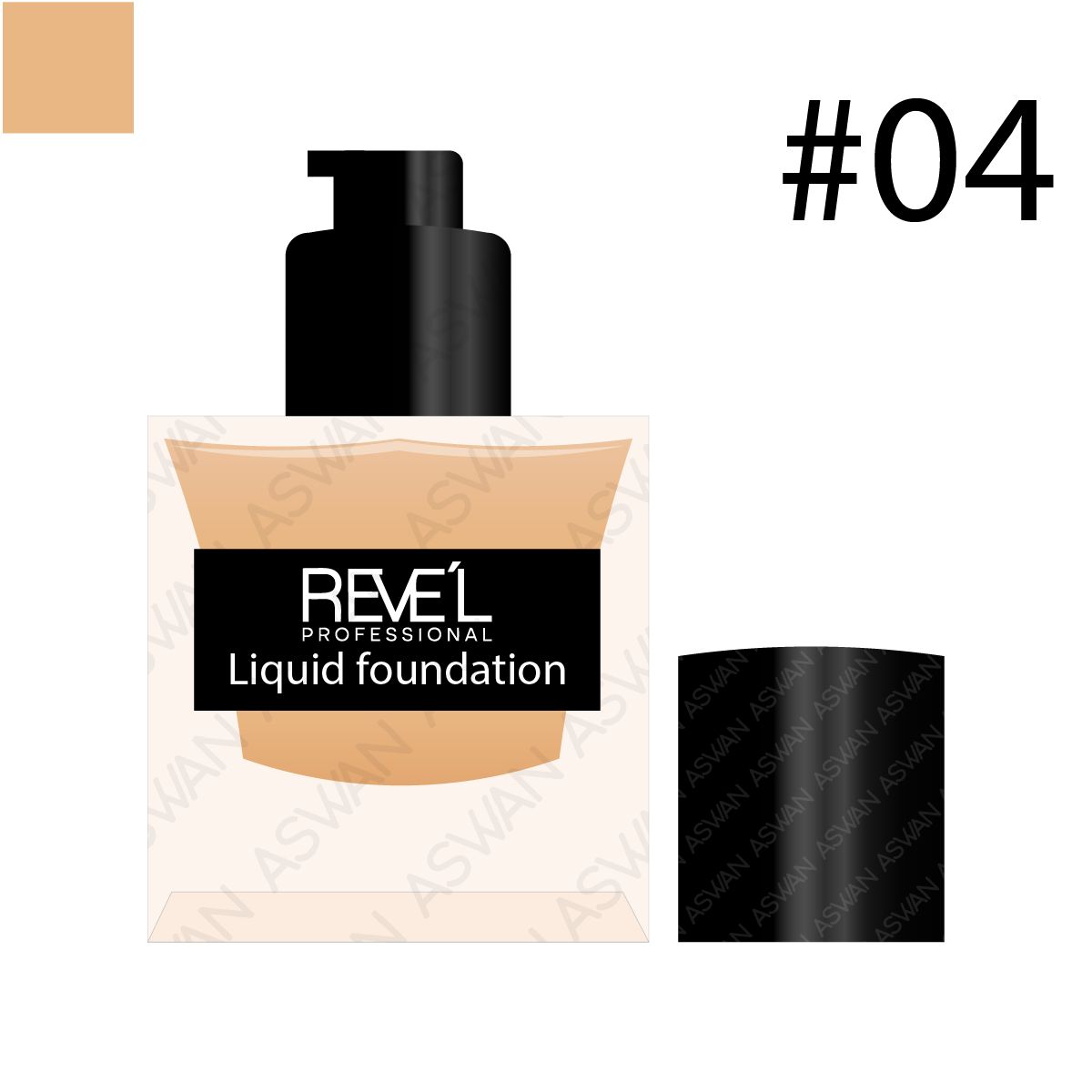 REVE'L PROFESSIONAL - Base Liquida Foundation 24h 04 - REVE´L