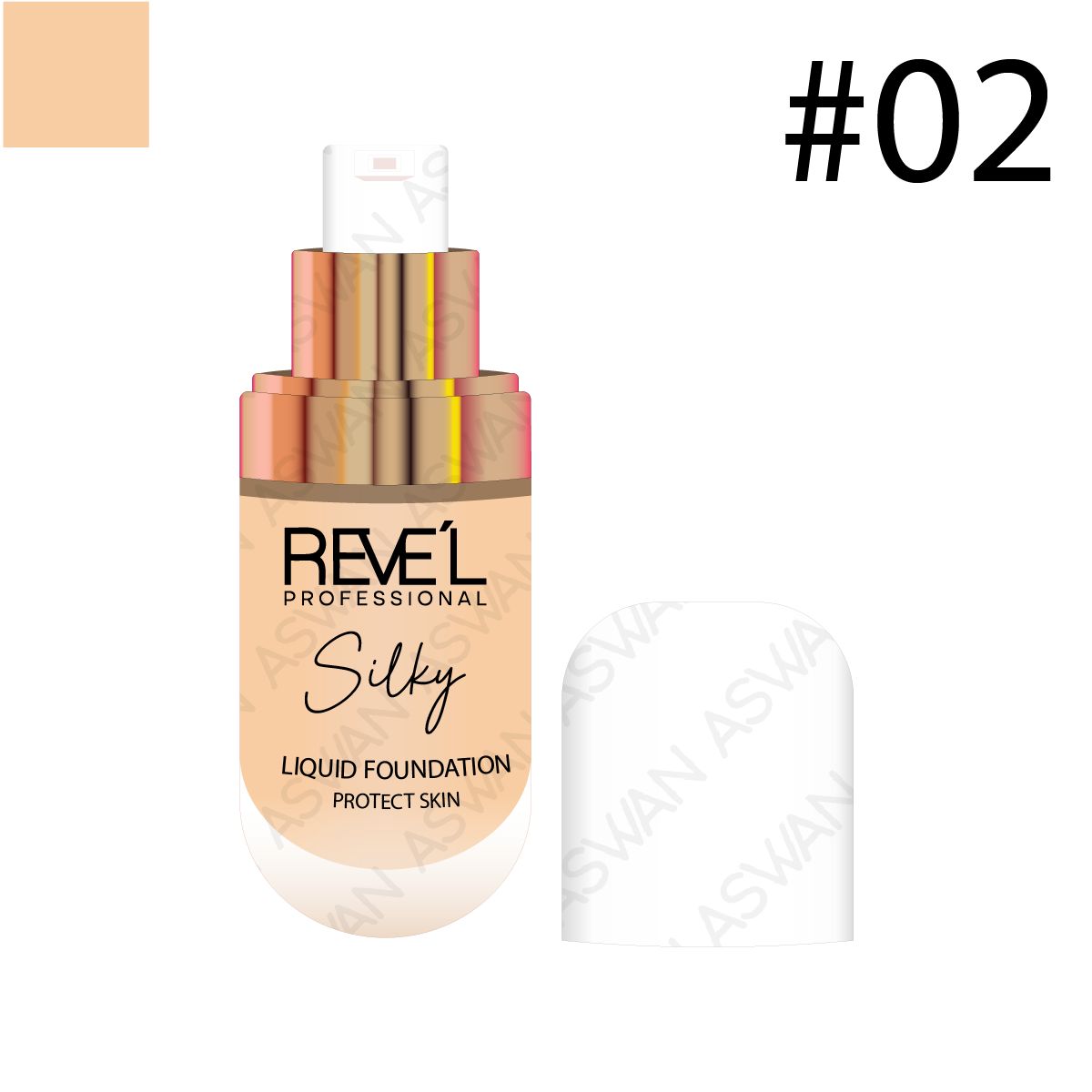 REVE'L PROFESSIONAL - Base Liquida Skin Matte  02 - REVE´L