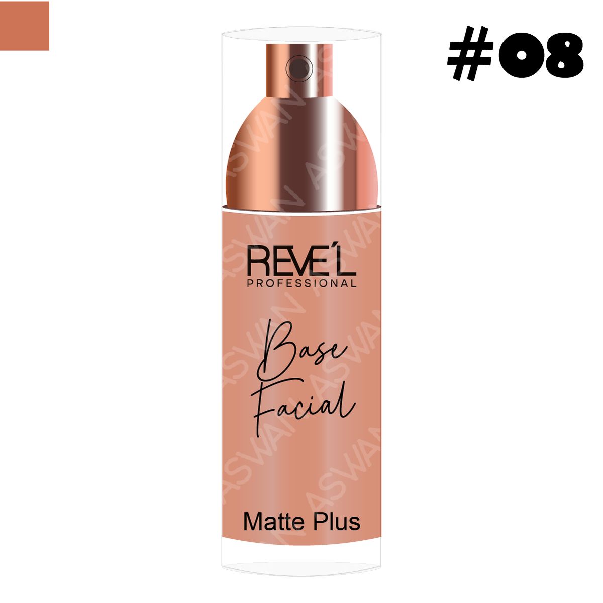 REVE'L PROFESSIONAL - Base Facial Matte Plus 08 - REVE´L