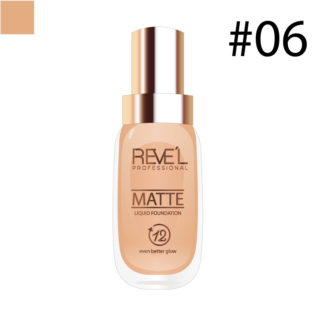 REVE'L PROFESSIONAL - Liquid Foundation Matte 06 - REVE´L