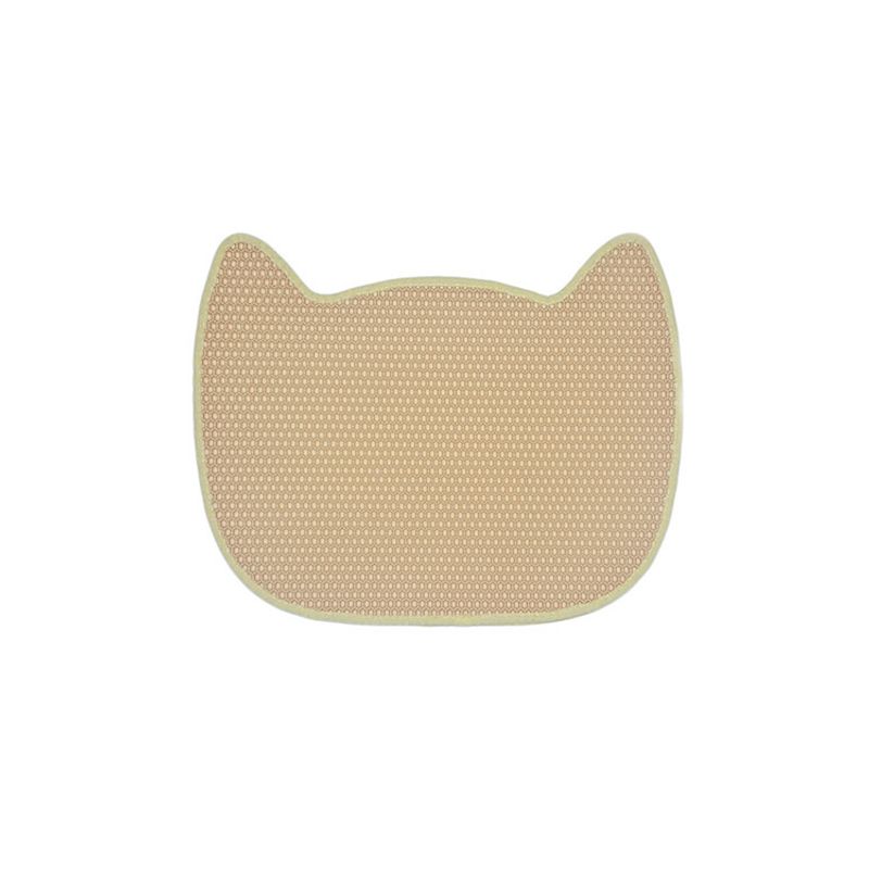 GENERICO - TAPETE PARA SALIDA DE ARENERO GATO - BEIGE