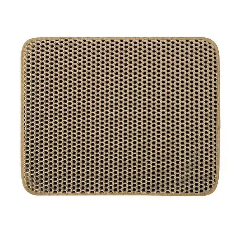 GENERICO - TAPETE PARA SALIDA DE ARENERO GATO BEIGE