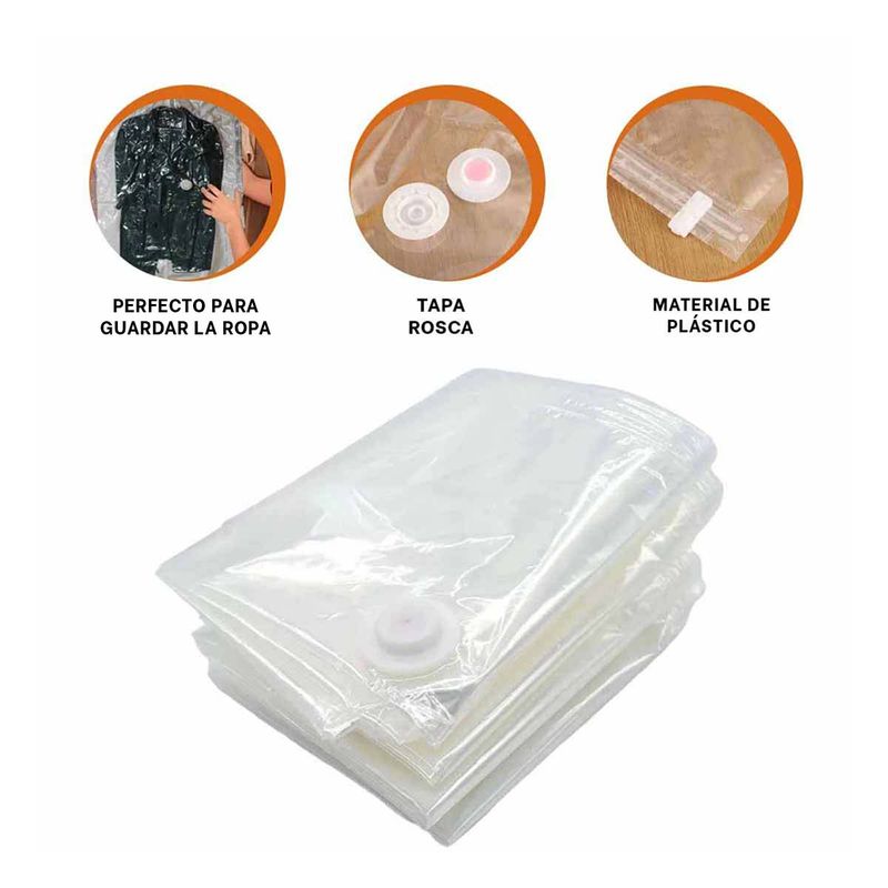 RYBIU IMPORT - Pack2 Bolsa al Vacio para Uso Domestico Y+Regalo Stickers