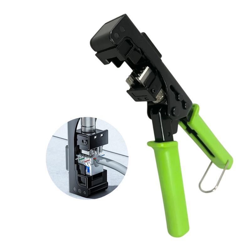 OEM - Crimpeador Crimpeadora Crimping Jack Keystone 90 Grados RJ45 Tipo 110