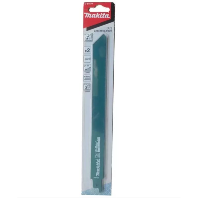 MAKITA - Cuchilla Sierra sable metal 9 x 2unid PLANCHA ACERO 07-3mm