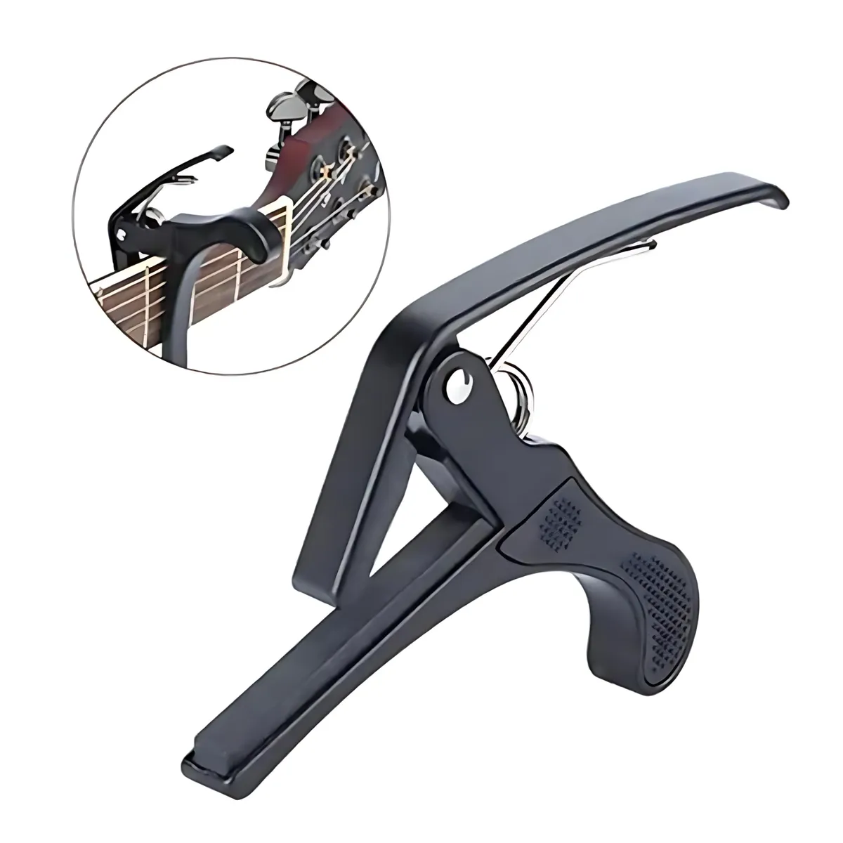 GENERICO - Capotraste Cejilla Guitarras Requintos Mandolinas - NEGRO