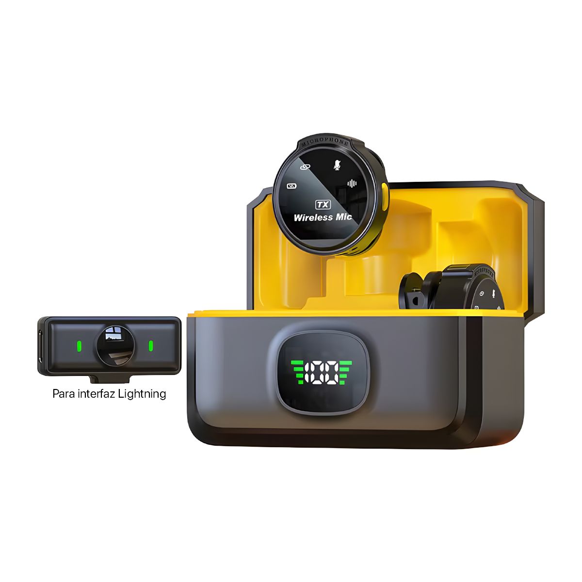 GENERICO - Micrófono Inalámbrico J6 Lightning Videos Para  Podcast Entrevista