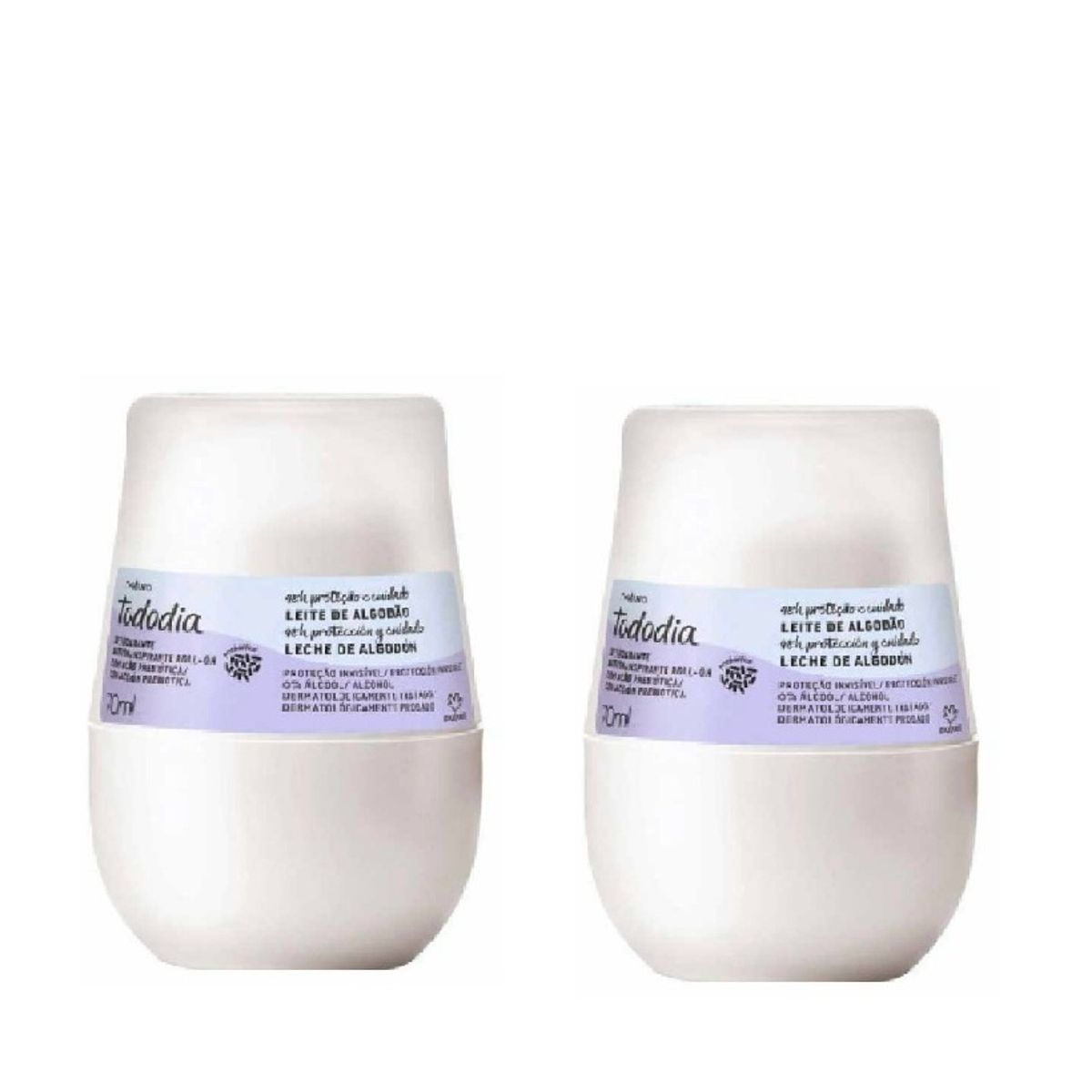 NATURA - Duo Desodorante roll on de algodon Natura