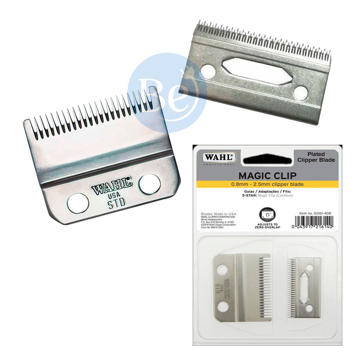 WAHL - Cuchilla De Repuesto WAHL 02161-408 de 08mm-25mm Magic Clip Cordless