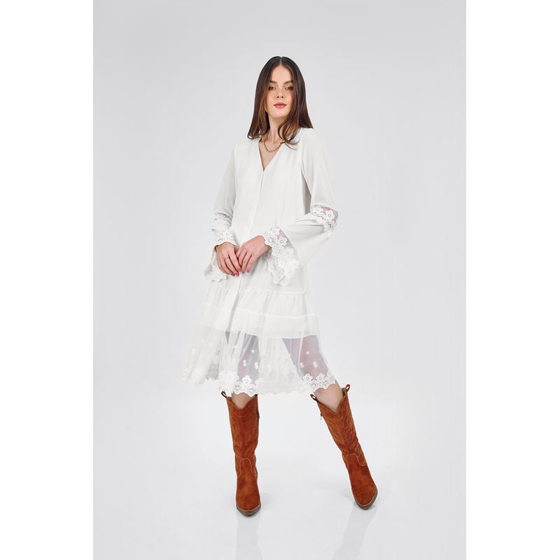 BANATY - VESTIDO DE GASA ZAIRA DE MUJER BANATY