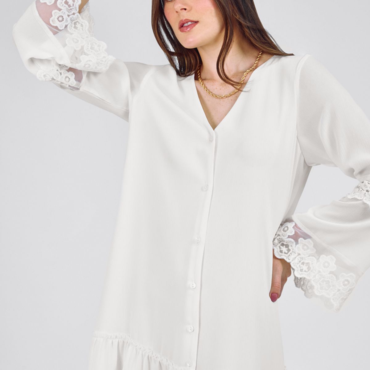 BANATY - VESTIDO DE GASA ZAIRA DE MUJER BANATY