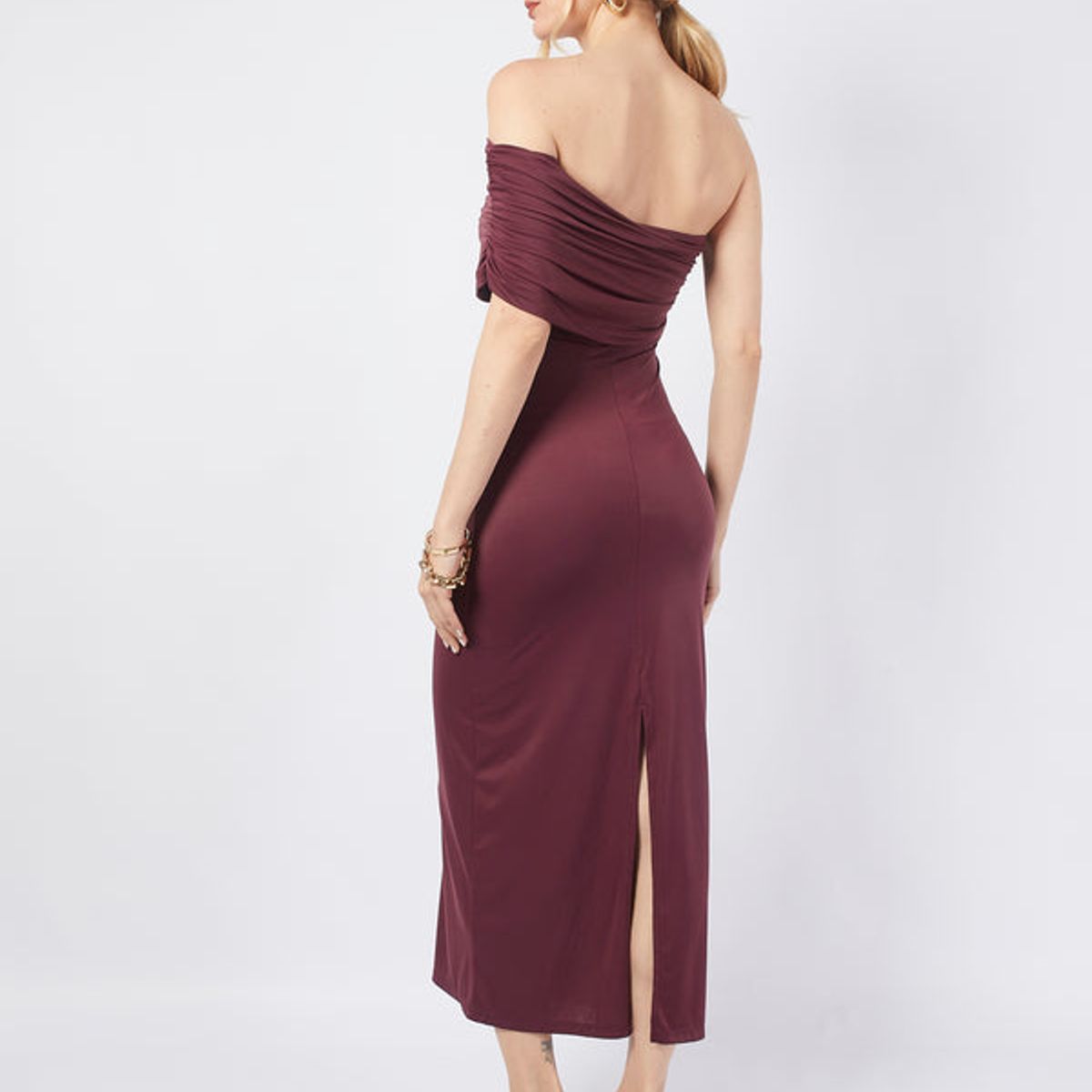 BANATY - VESTIDO SARA LARGO CON UN HOMBRO MUJER BANATY