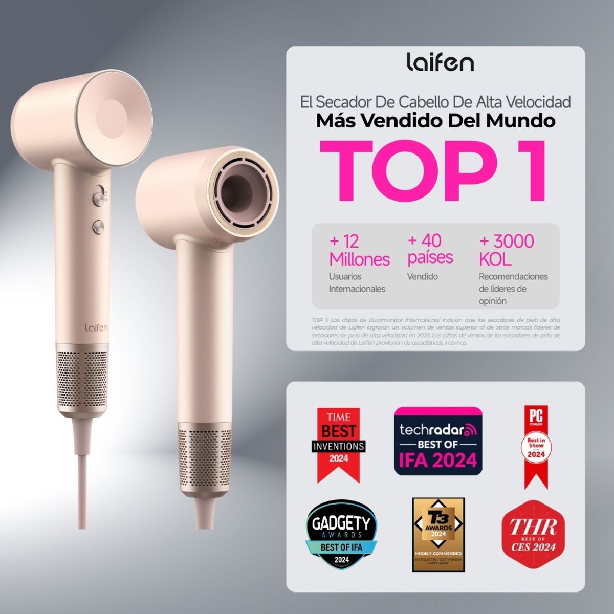 LAIFEN - Secadora de Cabello Laifen Premium Swift Gift Box