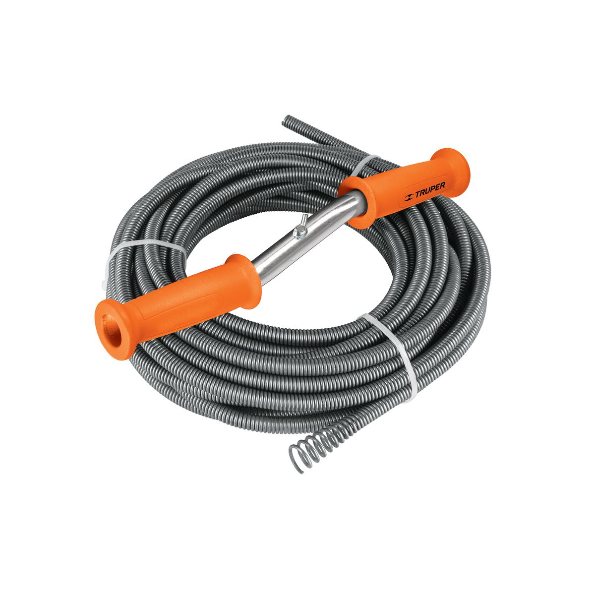 TRUPER - Desatorador destapacaños 15 metros tipo barreno con manivela Truper