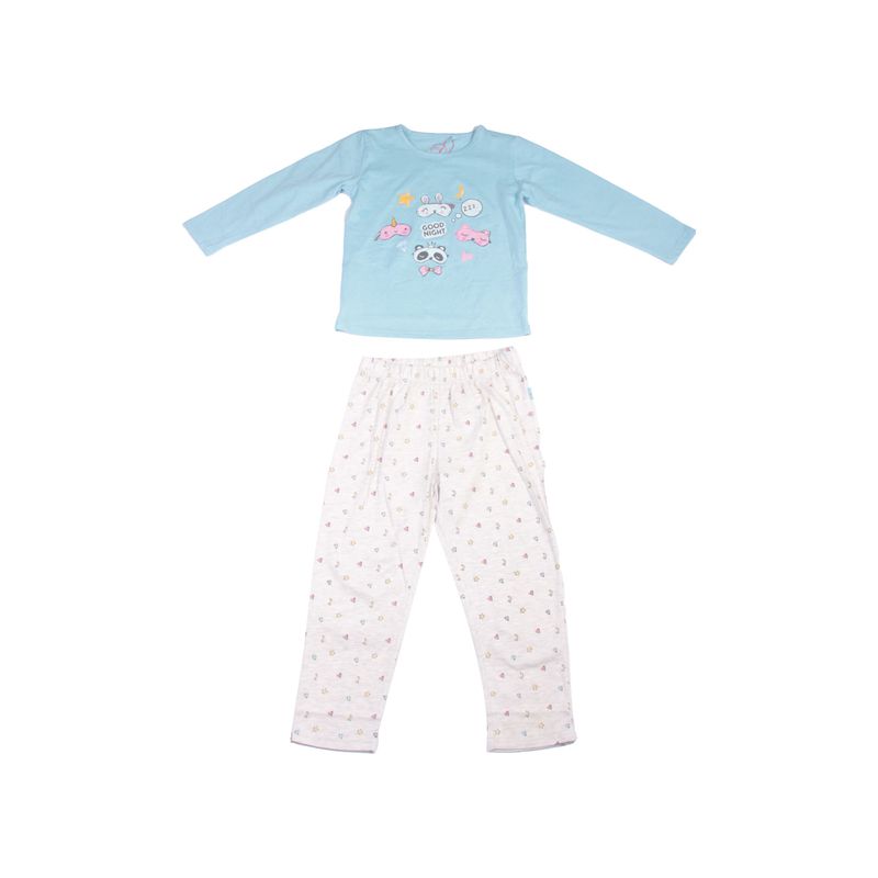 PILLIN - Pijama Manga Larga Niña PVW404CAL