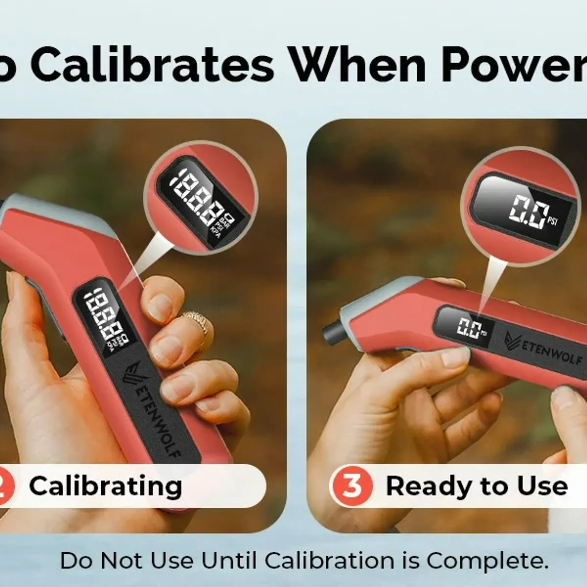 GENERICO - Medidor Digital de Presión para Llantas 200psi I Etenwolf