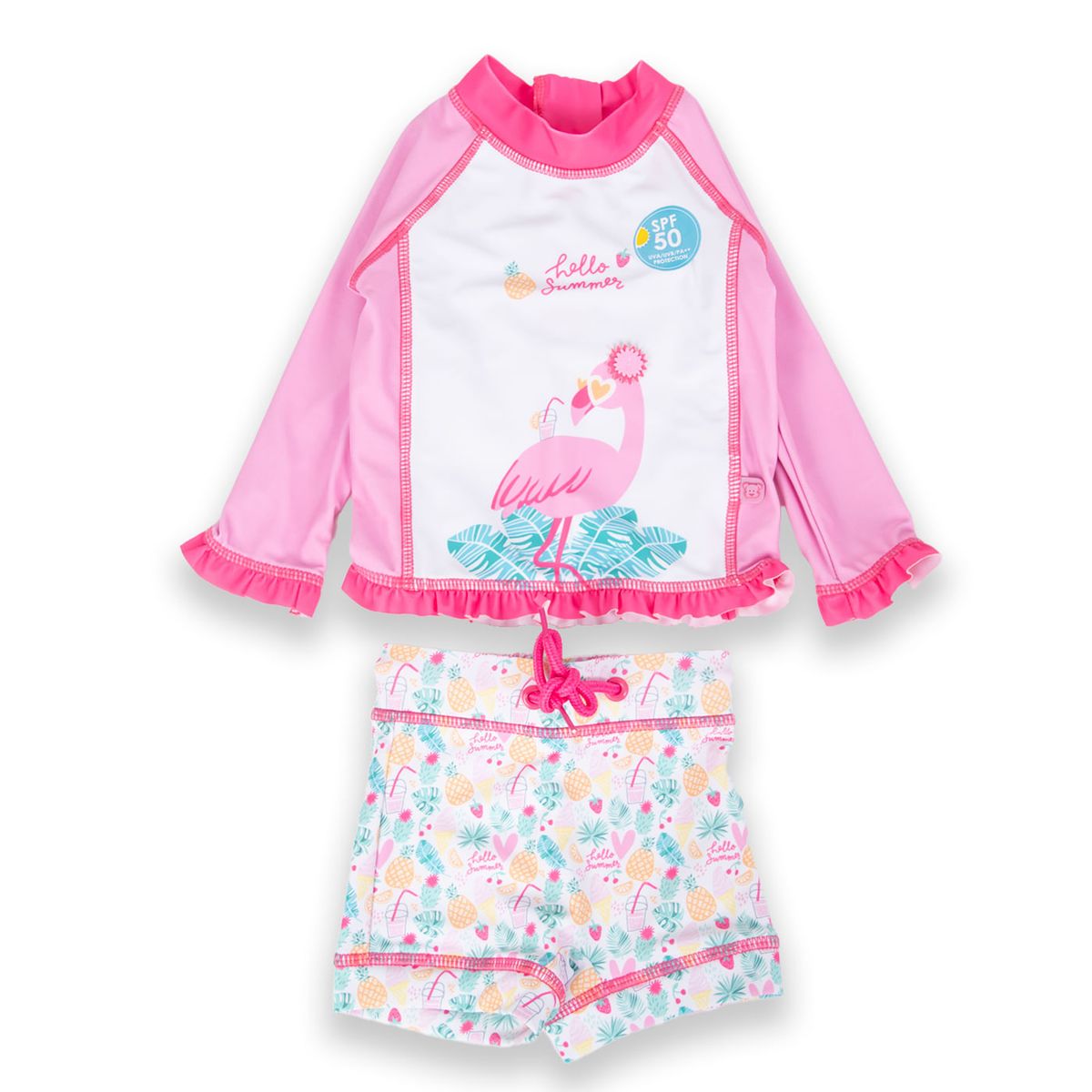 PILLIN - Ropa de baño Bebe Niña PVA842-24ROS